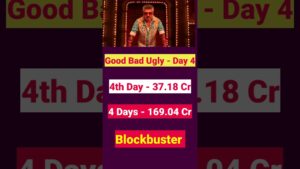 Good Bad Ugly Movie 4th Day Box Office Collection -movie fdfs #goodbadugly #moviefdfs