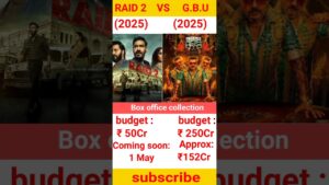 Good Bad Ugly Vs Raid 2 Box office collection #ajaydevgan #ajithkumar #boxofficecollection #shorts