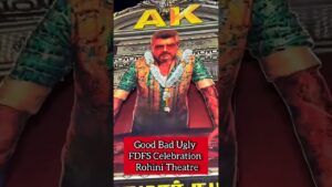 Good Bad Ugly FDFS Celebration at Rohini | #GoodBadUgly theatre celebration #Ajithkumar #thala