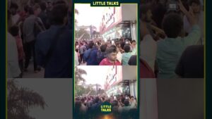 கடவுளே அஜித்தே Fans Celebration at Good Bad Ugly Teaser Launch | Shorts