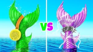 GOOD vs BAD Mermaid!  From UGLY to QUEEN of Mermaid School