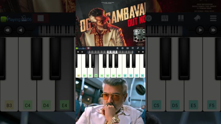 OG Sambavam | Good Bad Ugly | GV Prakash | Piano Tutorial