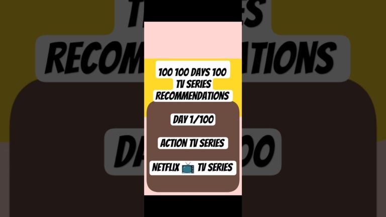 100 Days 100 TV Series Recommendations #ytshorts #shorts #latestnews #trendingshorts #mustwatch #ott