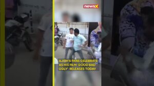 Ajith’s fans celebrate as his film ‘Good Bad Ugly’ Releases Today | NewsX
