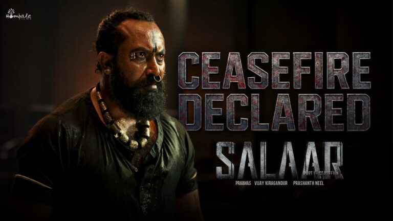 Salaar: Cease Fire Declared | Prabhas | Prithviraj | Prashanth Neel | Hombale Films